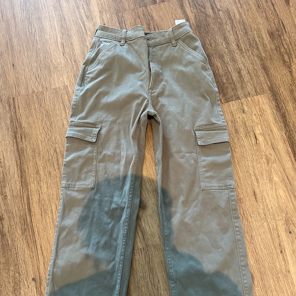 Ultra high rise dad cargo pants hollister